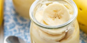 Pudding z kremem bananowym – fit deser